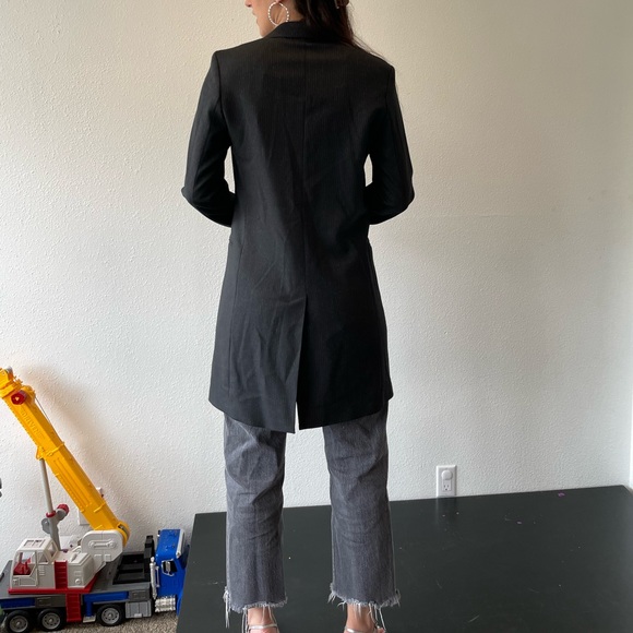 ZARA Wool-blend Frock Longline Blazer - Picture 5 of 16